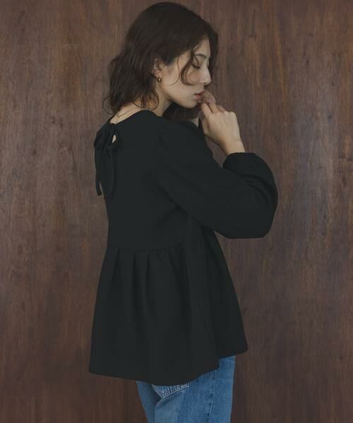 Sonny Label / サニーレーベル Tシャツ | ペプラムダンボールカットプルオーバー | 詳細13
