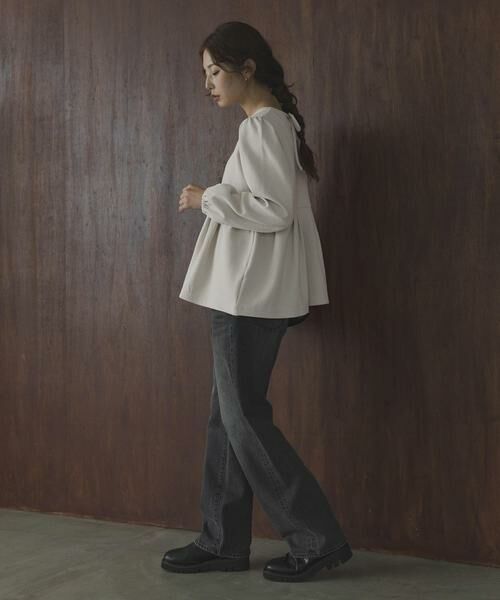 Sonny Label / サニーレーベル Tシャツ | ペプラムダンボールカットプルオーバー | 詳細25