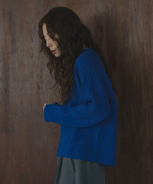 Sonny Label / サニーレーベル ニット・セーター | ワイドリブ切替えニット | 詳細3