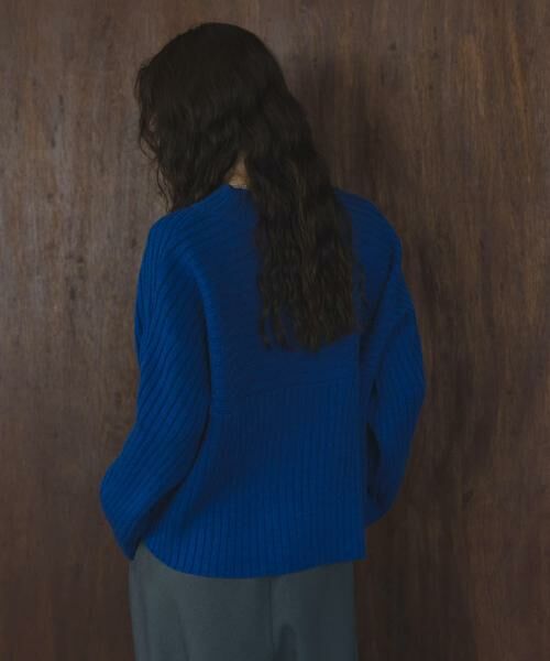Sonny Label / サニーレーベル ニット・セーター | ワイドリブ切替えニット | 詳細4