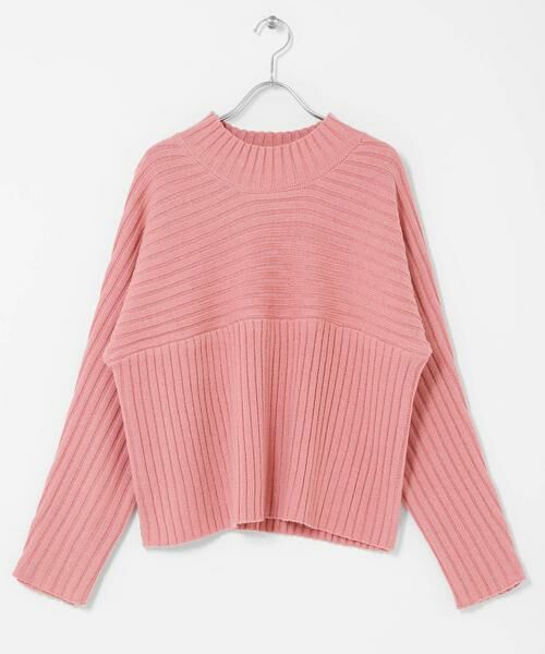 Sonny Label / サニーレーベル ニット・セーター | ワイドリブ切替えニット | 詳細20
