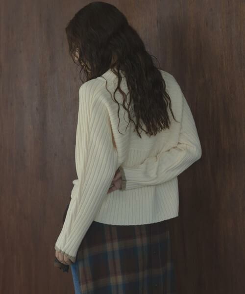 Sonny Label / サニーレーベル ニット・セーター | ワイドリブ切替えニット | 詳細28