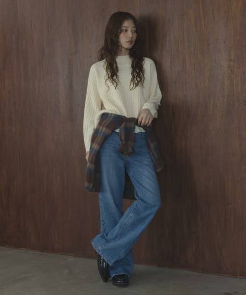 Sonny Label / サニーレーベル ニット・セーター | ワイドリブ切替えニット | 詳細29