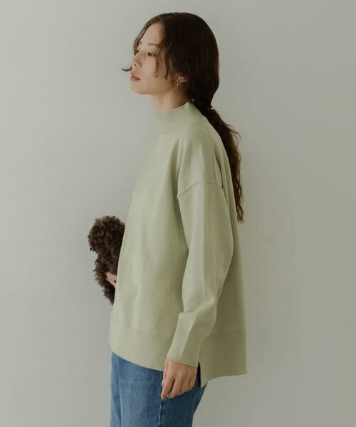 Sonny Label / サニーレーベル ニット・セーター | 『UR TECH』サイドスリットプルオーバー | 詳細3