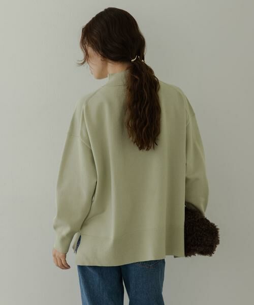 Sonny Label / サニーレーベル ニット・セーター | 『UR TECH』サイドスリットプルオーバー | 詳細4