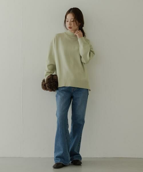 Sonny Label / サニーレーベル ニット・セーター | 『UR TECH』サイドスリットプルオーバー | 詳細5