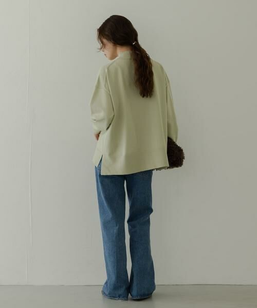 Sonny Label / サニーレーベル ニット・セーター | 『UR TECH』サイドスリットプルオーバー | 詳細7