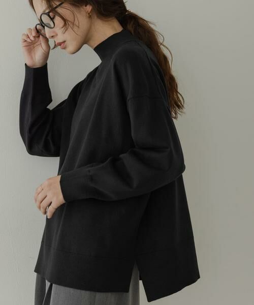 Sonny Label / サニーレーベル ニット・セーター | 『UR TECH』サイドスリットプルオーバー | 詳細13