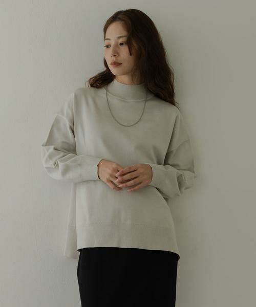 Sonny Label / サニーレーベル ニット・セーター | 『UR TECH』サイドスリットプルオーバー | 詳細23