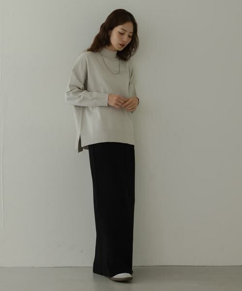 Sonny Label / サニーレーベル ニット・セーター | 『UR TECH』サイドスリットプルオーバー | 詳細26