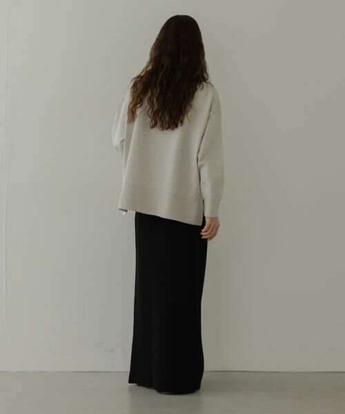 Sonny Label / サニーレーベル ニット・セーター | 『UR TECH』サイドスリットプルオーバー | 詳細28