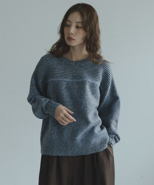 Sonny Label / サニーレーベル ニット・セーター | Wフェイス2wayニットプルオーバー | 詳細2