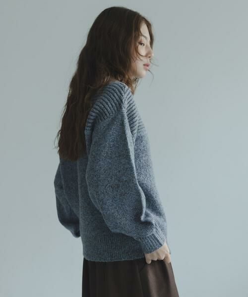 Sonny Label / サニーレーベル ニット・セーター | Wフェイス2wayニットプルオーバー | 詳細3