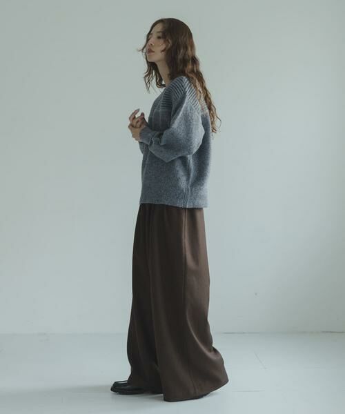 Sonny Label / サニーレーベル ニット・セーター | Wフェイス2wayニットプルオーバー | 詳細6