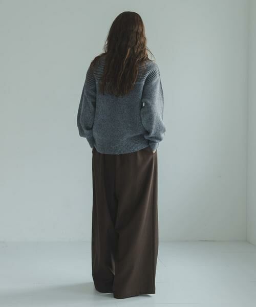 Sonny Label / サニーレーベル ニット・セーター | Wフェイス2wayニットプルオーバー | 詳細7