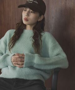 Sonny Label / サニーレーベル ニット・セーター | ミニフェザーWフェイスニットプルオーバー