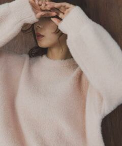 Sonny Label / サニーレーベル ニット・セーター | ミニフェザーWフェイスニットプルオーバー