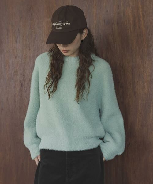 Sonny Label / サニーレーベル ニット・セーター | ミニフェザーWフェイスニットプルオーバー | 詳細3