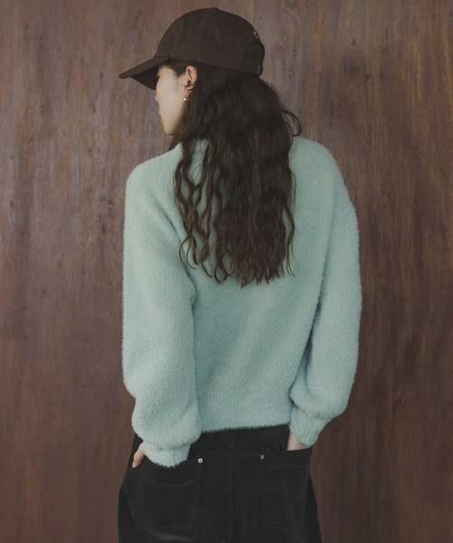 Sonny Label / サニーレーベル ニット・セーター | ミニフェザーWフェイスニットプルオーバー | 詳細5