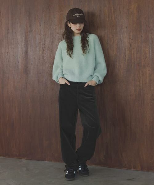 Sonny Label / サニーレーベル ニット・セーター | ミニフェザーWフェイスニットプルオーバー | 詳細6