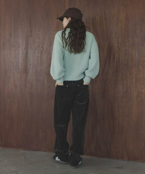 Sonny Label / サニーレーベル ニット・セーター | ミニフェザーWフェイスニットプルオーバー | 詳細7