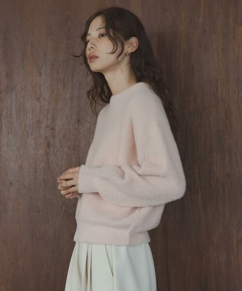 Sonny Label / サニーレーベル ニット・セーター | ミニフェザーWフェイスニットプルオーバー | 詳細12