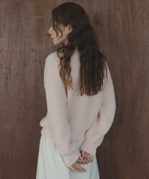 Sonny Label / サニーレーベル ニット・セーター | ミニフェザーWフェイスニットプルオーバー | 詳細13