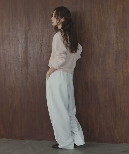 Sonny Label / サニーレーベル ニット・セーター | ミニフェザーWフェイスニットプルオーバー | 詳細16