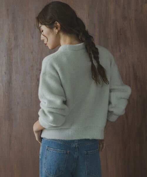 Sonny Label / サニーレーベル ニット・セーター | ミニフェザーWフェイスニットプルオーバー | 詳細28
