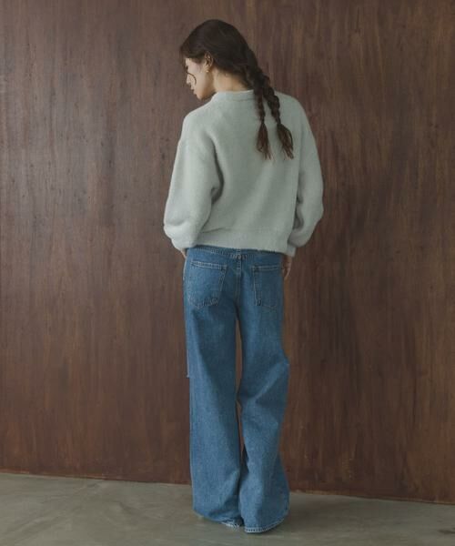 Sonny Label / サニーレーベル ニット・セーター | ミニフェザーWフェイスニットプルオーバー | 詳細30