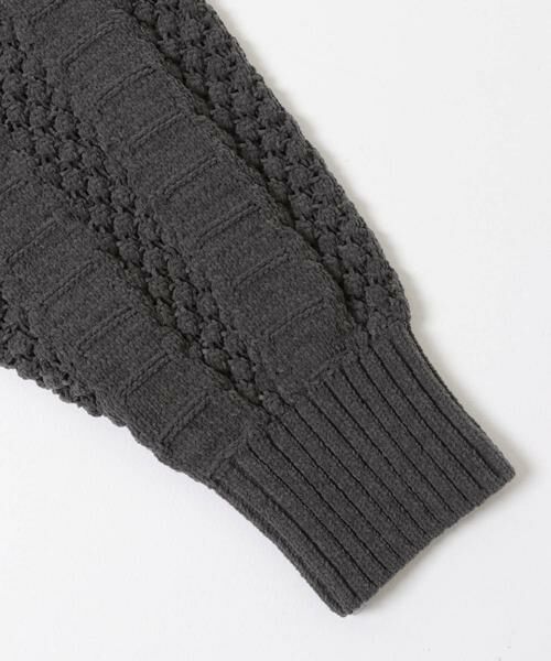 Sonny Label / サニーレーベル ニット・セーター | ベロアモールアイレット柄編みニットプルオーバー | 詳細27