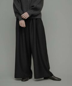 Sonny Label / サニーレーベル その他パンツ | ウォッシャブルワイドタックイージーパンツ