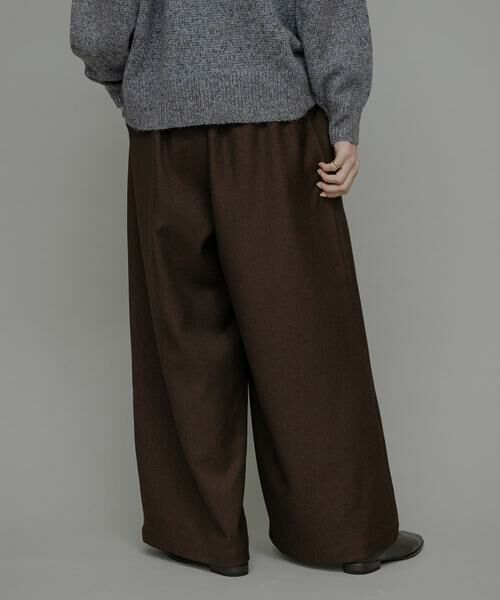 Sonny Label / サニーレーベル その他パンツ | ウォッシャブルワイドタックイージーパンツ | 詳細5