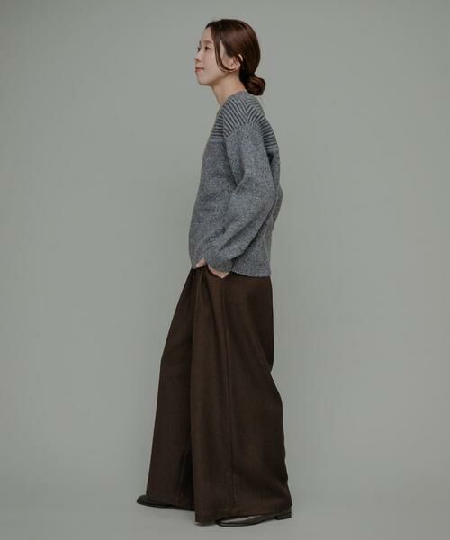 Sonny Label / サニーレーベル その他パンツ | ウォッシャブルワイドタックイージーパンツ | 詳細7