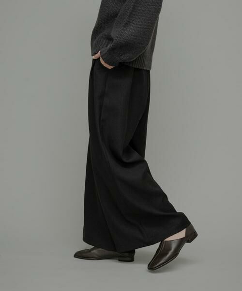 Sonny Label / サニーレーベル その他パンツ | ウォッシャブルワイドタックイージーパンツ | 詳細13