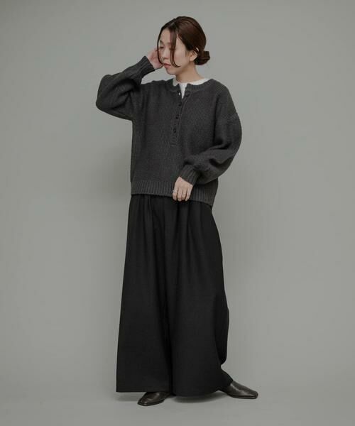 Sonny Label / サニーレーベル その他パンツ | ウォッシャブルワイドタックイージーパンツ | 詳細17