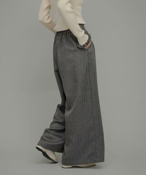 Sonny Label / サニーレーベル その他パンツ | ウォッシャブルワイドタックイージーパンツ | 詳細28