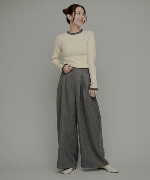 Sonny Label / サニーレーベル その他パンツ | ウォッシャブルワイドタックイージーパンツ | 詳細29