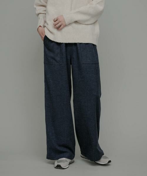 Sonny Label / サニーレーベル その他パンツ | デニムライクアソートベイカーイージーパンツ | 詳細1