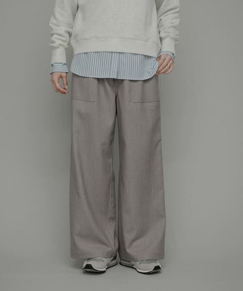 Sonny Label / サニーレーベル その他パンツ | デニムライクアソートベイカーイージーパンツ | 詳細18