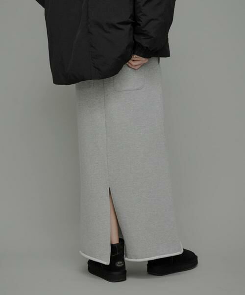 Sonny Label / サニーレーベル スカート | 裏起毛スウェットナロースカート | 詳細14