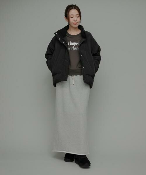 Sonny Label / サニーレーベル スカート | 裏起毛スウェットナロースカート | 詳細15