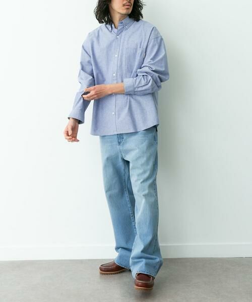 Sonny Label / サニーレーベル シャツ・ブラウス | 抗菌オックスボタンダウンオーバーシャツ | 詳細14