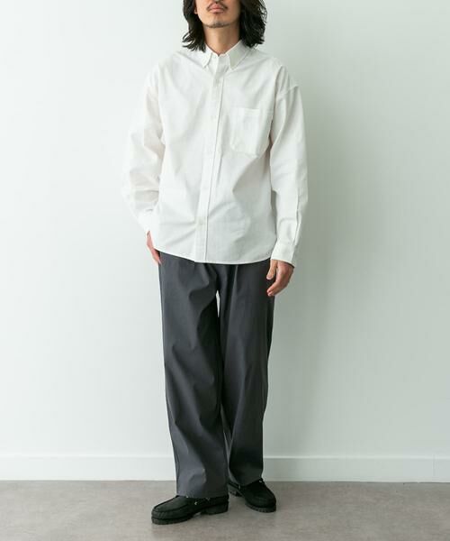 Sonny Label / サニーレーベル シャツ・ブラウス | 抗菌オックスボタンダウンオーバーシャツ | 詳細30