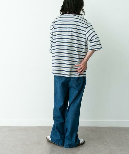 Sonny Label / サニーレーベル Tシャツ | マルチボーダーショートスリーブTシャツ | 詳細25