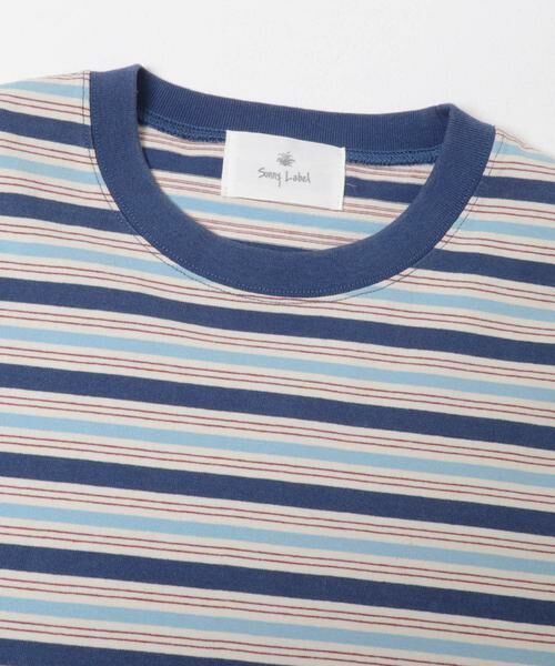 Sonny Label / サニーレーベル Tシャツ | マルチボーダーショートスリーブTシャツ | 詳細27