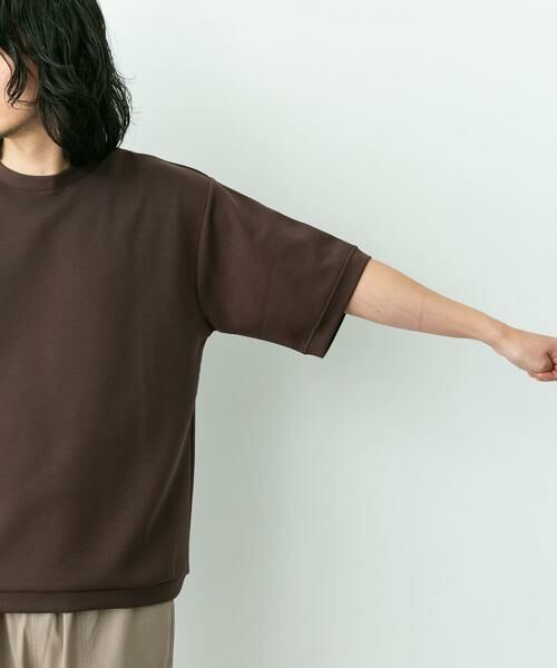 Sonny Label / サニーレーベル Tシャツ | シルキーダンボールニットTシャツ | 詳細23