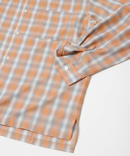 Sonny Label / サニーレーベル シャツ・ブラウス | オンブレチェックロングスリーブシャツ | 詳細17