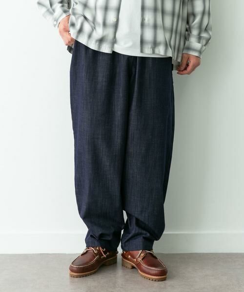 Sonny Label / サニーレーベル デニムパンツ | デニムライクイージーワイドパンツ | 詳細14