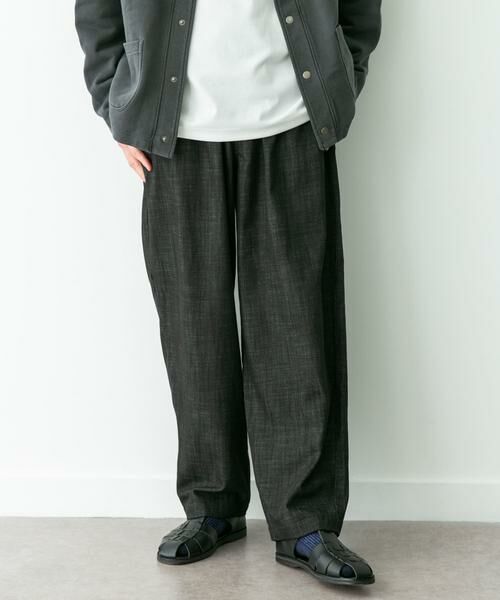 Sonny Label / サニーレーベル デニムパンツ | デニムライクイージーワイドパンツ | 詳細26